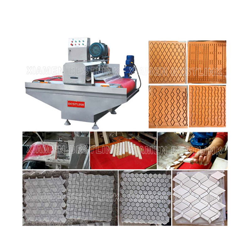 Mosaico automático de corte de azulejos Máquina de procesamiento de piedra Maquinaria